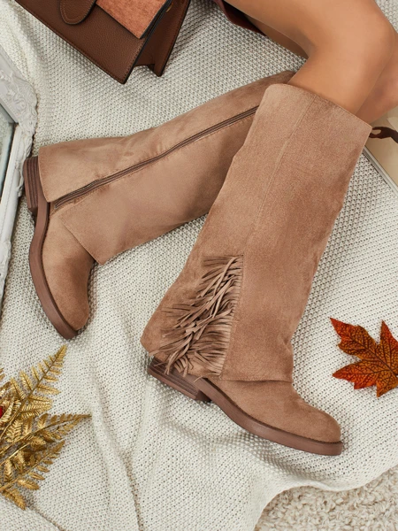 Moteriški eko zomšiniai auliniai batai su aulu Ismara