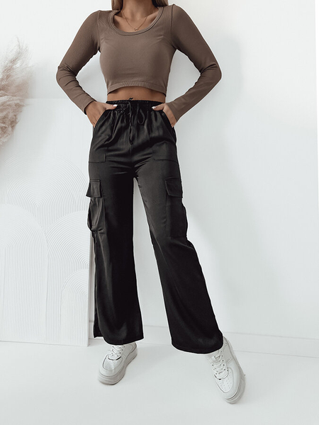 Royalfashion Moteriškos kovinės kelnės