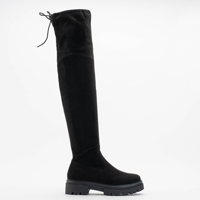 Juodi moteriški ilgaauliai Leilisa - Avalynė