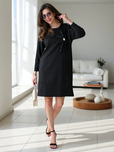 Royalfashion Женское тканевое платье