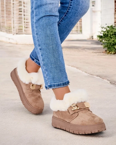 Royalfashion Женские короткие сапоги a'la snow boots Dobis