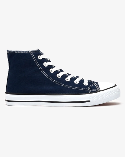 Navy blue moteriški aukštakulniai Elavvi - Avalynė