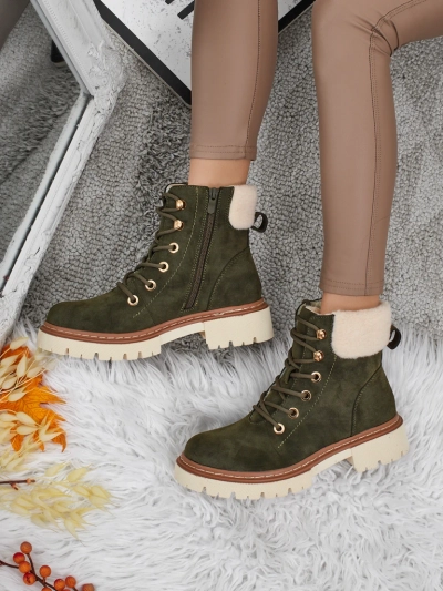 Moteriški aulinukai su kailiuku Tessara