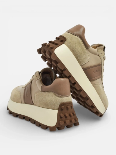 Спортивные женские кроссовки из натуральной кожи Naterre