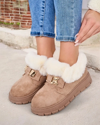 Royalfashion Женские короткие сапоги a'la snow boots Dobis