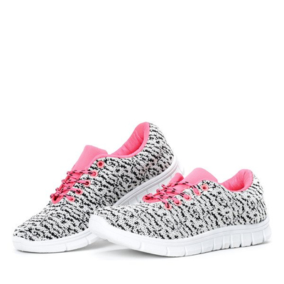 Białe sportowe tenisówki Caralinna- Obuwie