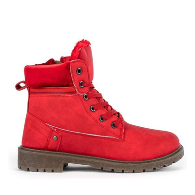 Красные утепленные ботинки Colorado - Обувь