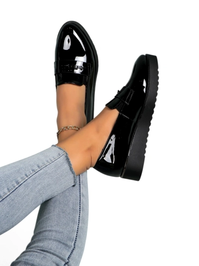 Royalfashion Женские мокасины из лакированной экокожи Arefel