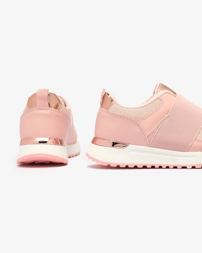 Женские спортивные туфли-слипы розового цвета Wecale- Footwear