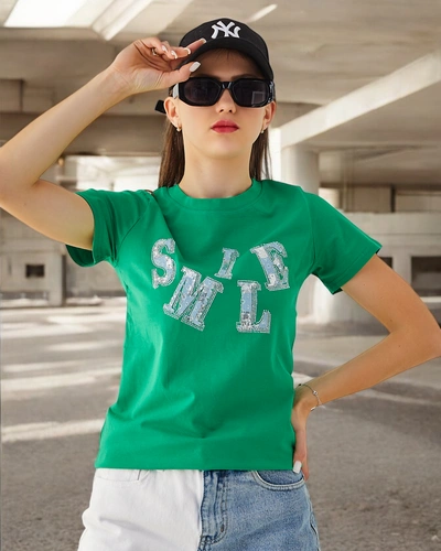 Royalfashion moterų medvilnės bluzonė su užrašu