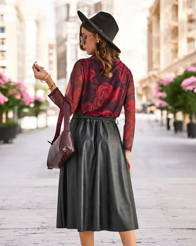 Karališka moteriška palaidinė su raštu