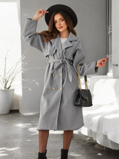 Royalfashion Длинное женское пальто