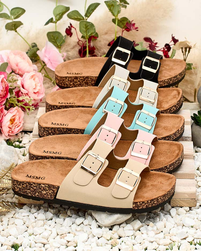 Royalfashion Женские шлепанцы на плоской подошве Rill