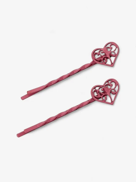 Royalfashion plaukų segtukai su širdelėmis