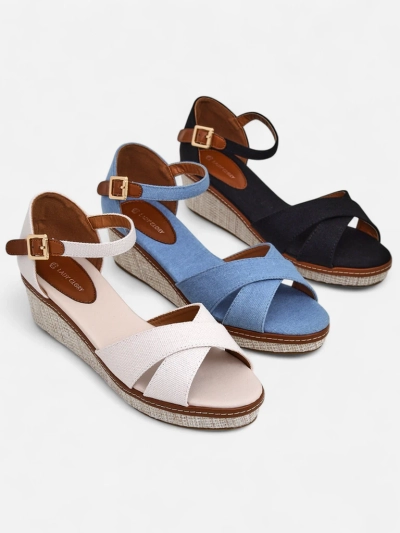 Royalfashion Women's Terrific Open Toe Wedge Sandals