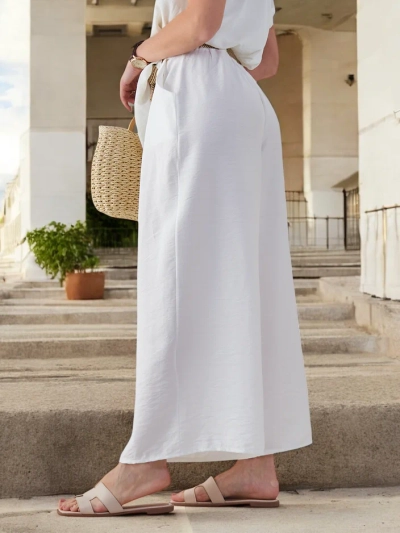 Royalfashion Женские широкие брюки из вискозы