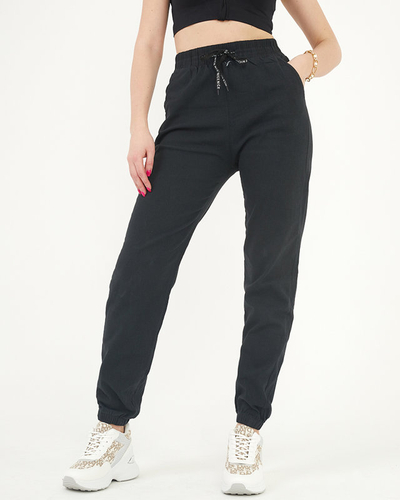 Черные женские джоггеры