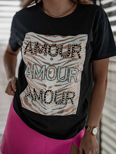 "Royalfashion" Moteriška palaidinė su dekoratyviniu raštu