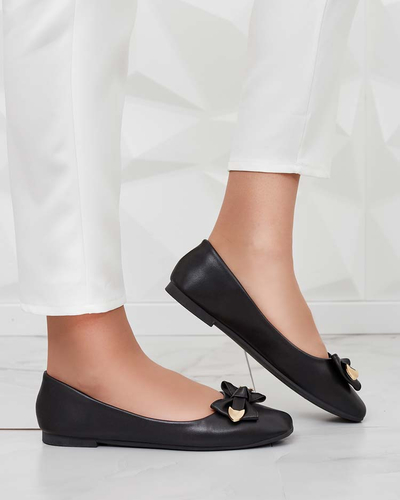 Royalfashion Женские балерины с бантом Fittco