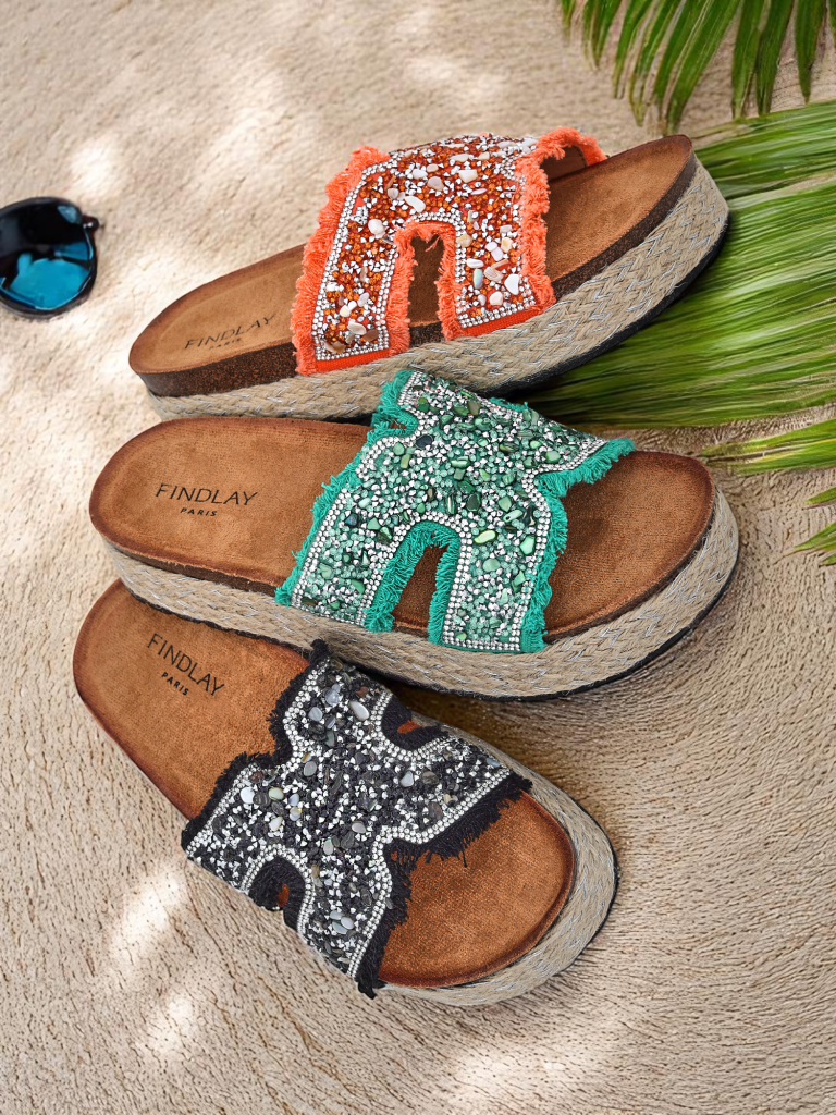 Royalfashion moteriškos šlepetės su Candy Candy papuošimais