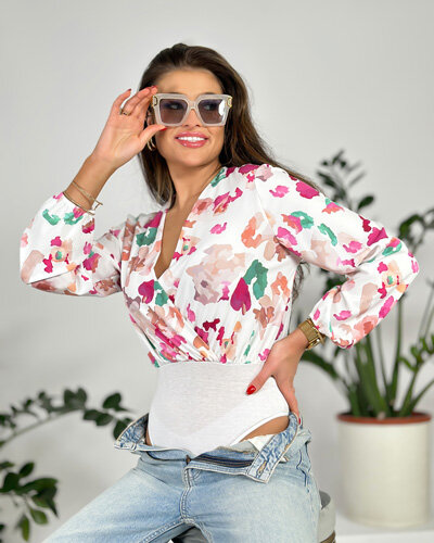 "Royalfashion" Moteriškas margintas bodis