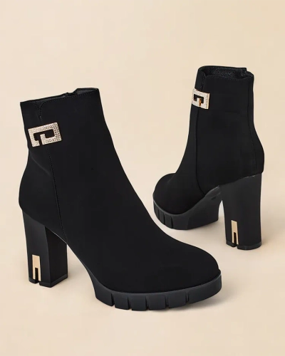 Женские ботильоны Royalfashion на цолковой пятке Orotti