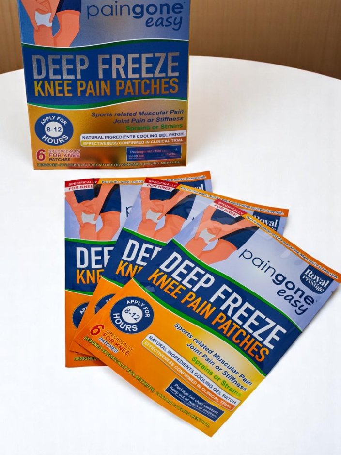 Aušinančios skausmą malšinančios pleistrai keliams (6 vnt.)