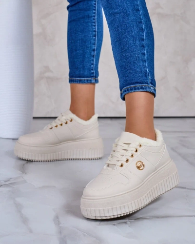 Royalfashion Утепленные женские кроссовки с мехом Rozit