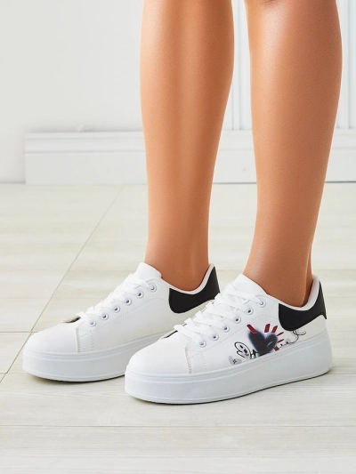 Спортивные кроссовки на платформе Royalfashion для женщин с принтом Alcape