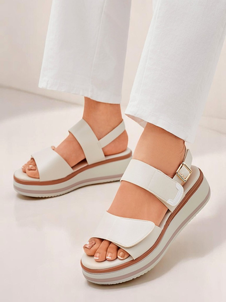 Royalfashion moteriškos basutės su storesniu padu Tulipp