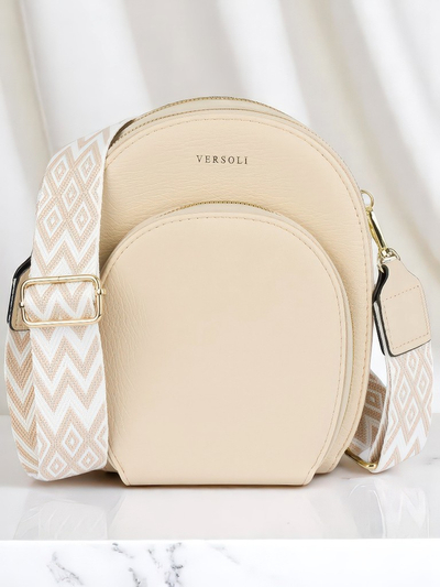 Royalfashion daugiafunkcinė rankinė-piniginė su dirželiu, su dygsniuota kišene