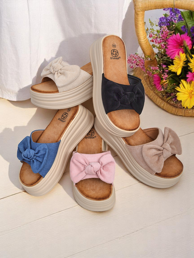 Royalfashion Женские шлёпанцы на платформе Givan