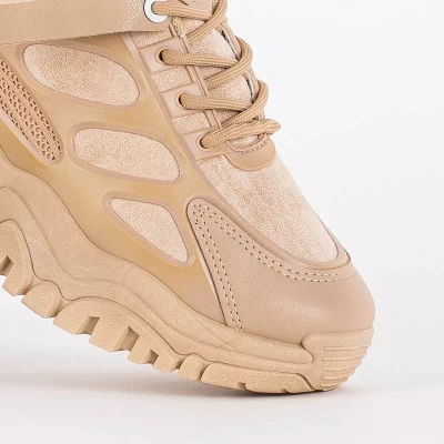 OUTLET Светло-коричневые женские спортивные кроссовки Raysn - Обувь