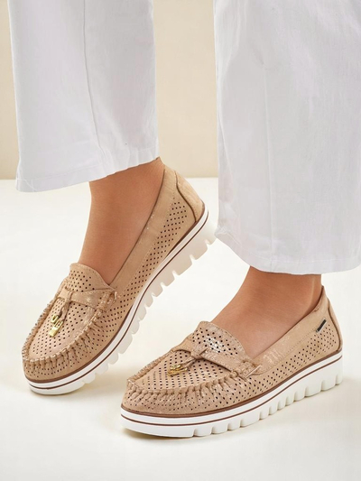 Женские перфорированные мокасины Royalfashion Elissas