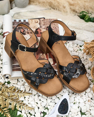 "Royalfashion" moteriški "Hinoff Post" sandalai