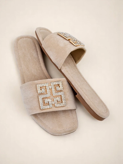Royalfashion Женские шлепанцы на плоской подошве Zamila