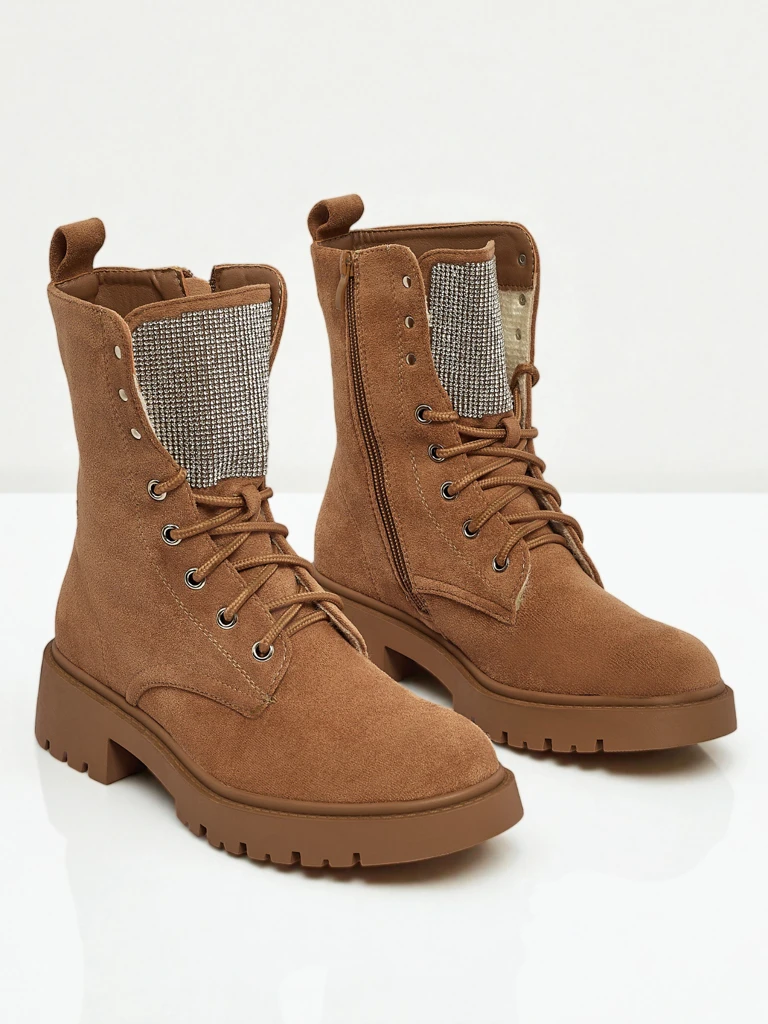 Eko zomšiniai moteriški aulinukai suvarstomi Ferlyne