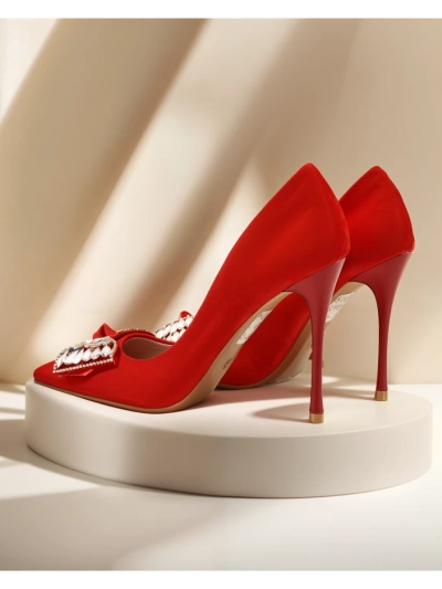 Royalfashion Женские туфли на шпильках с бантом Cocarte