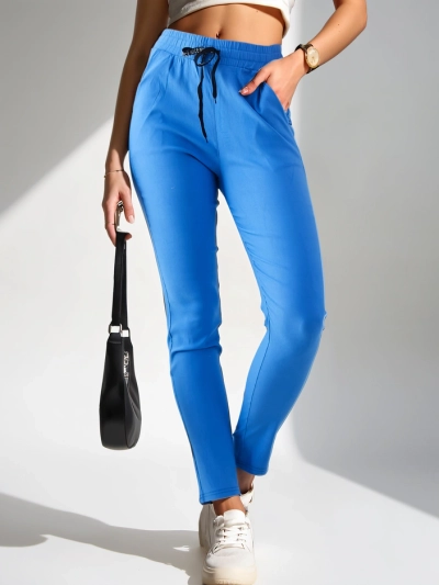 Royalfashion Хлопковые женские узкие брюки