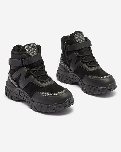 Черные женские утепленные сапоги-снежки Okraja - Обувь