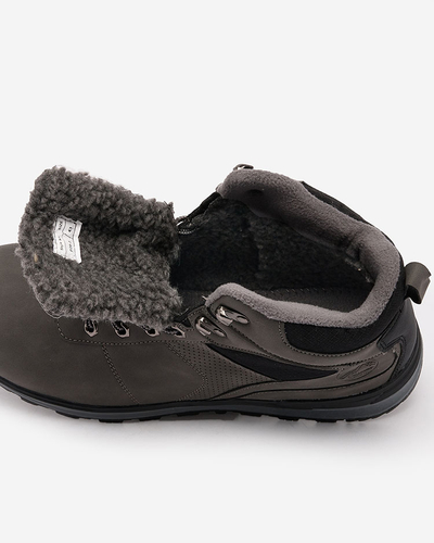 "Royalfashion" Pilkos spalvos vyriški batai "Amefilix trappers"