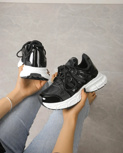 Royalfashion Moteriški sportiniai sneakersai storesniu padu Loness