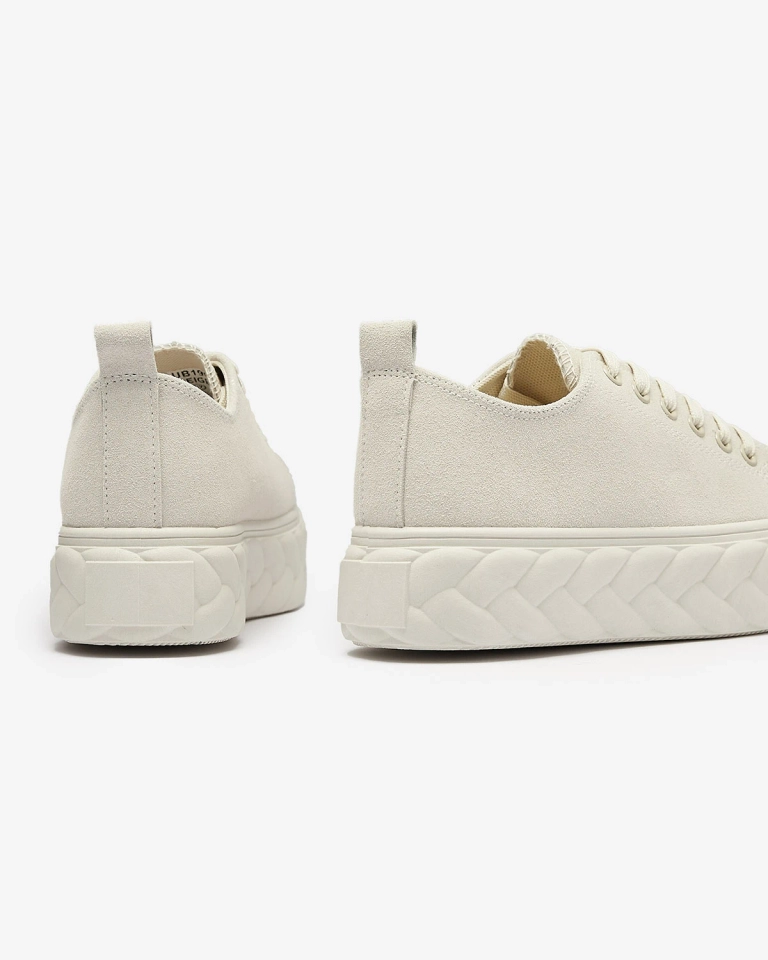 Кремовые женские кроссовки на платформе Sedix - Обувь