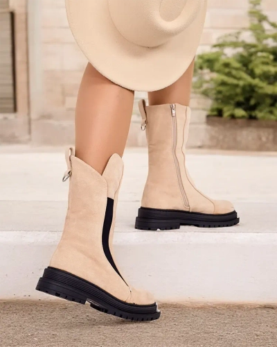 Royalfashion Женские сапоги из эко-замши Homni