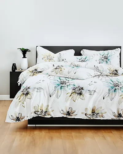 Royalfashion Raštais apdailintas lovatiesės komplektas 160x200, 4 DALYS