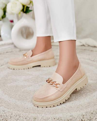 Royalfashion Женские мокасины из эко-замши с орнаментом Lehels