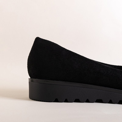 Черные женские балетки Larona