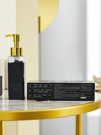 LUXELUX Balinamoji dantų pasta su taurinu ir aktyvuota anglimi