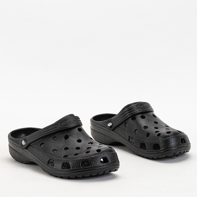 Vyriškos juodos baseino šlepetės Brolen klumpės – avalynė