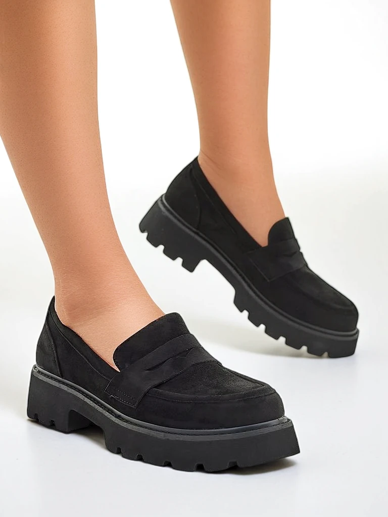 Royalfashion Moteriški ekologiški zomšiniai mokasinai Eratta